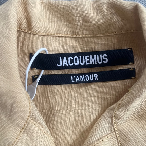 Jacquemus Yellow Le Haut Santon Shirt - Picture 7 of 10